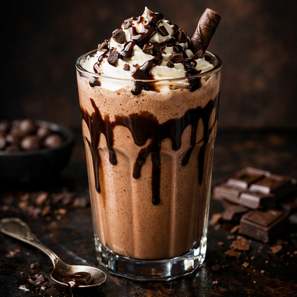 ميلك شيك شوكولا