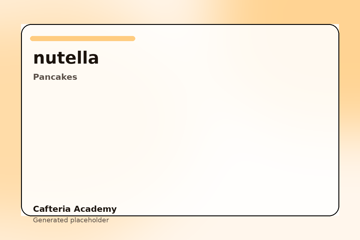 بان كيك نوتيلا