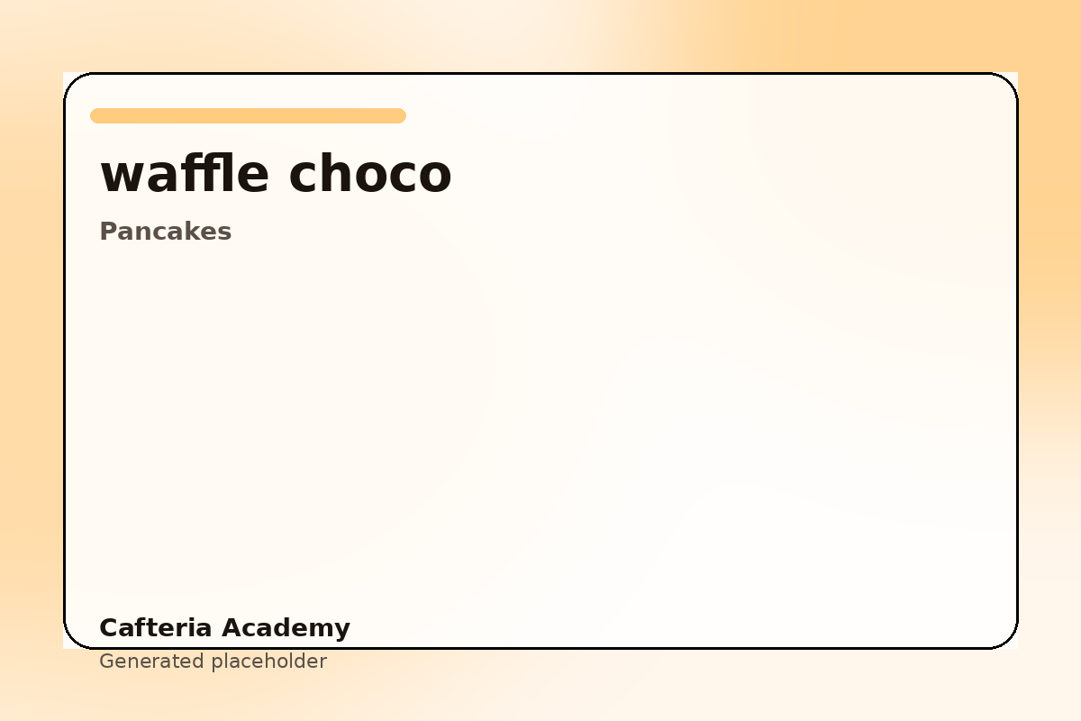 وافل شوكولا